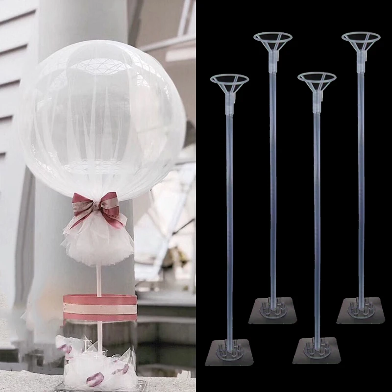 2/4set 35cm Birthday Party Decor Balloons Stand Wedding Table Balloon Holder Column Baloon Stick Globos Birthday Decoration