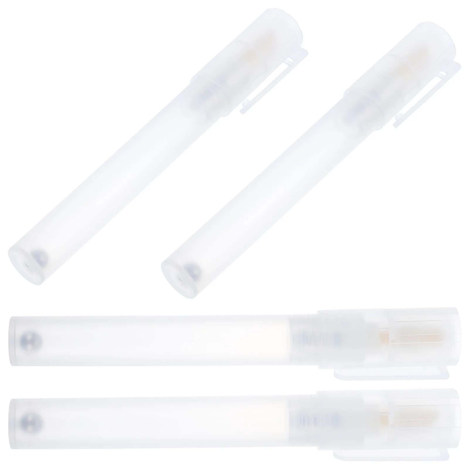 

4 Pcs Refillable Paint Pen Hexagon Tube Pens Painting Marker Shell Markers Students Stationery Empty Holder