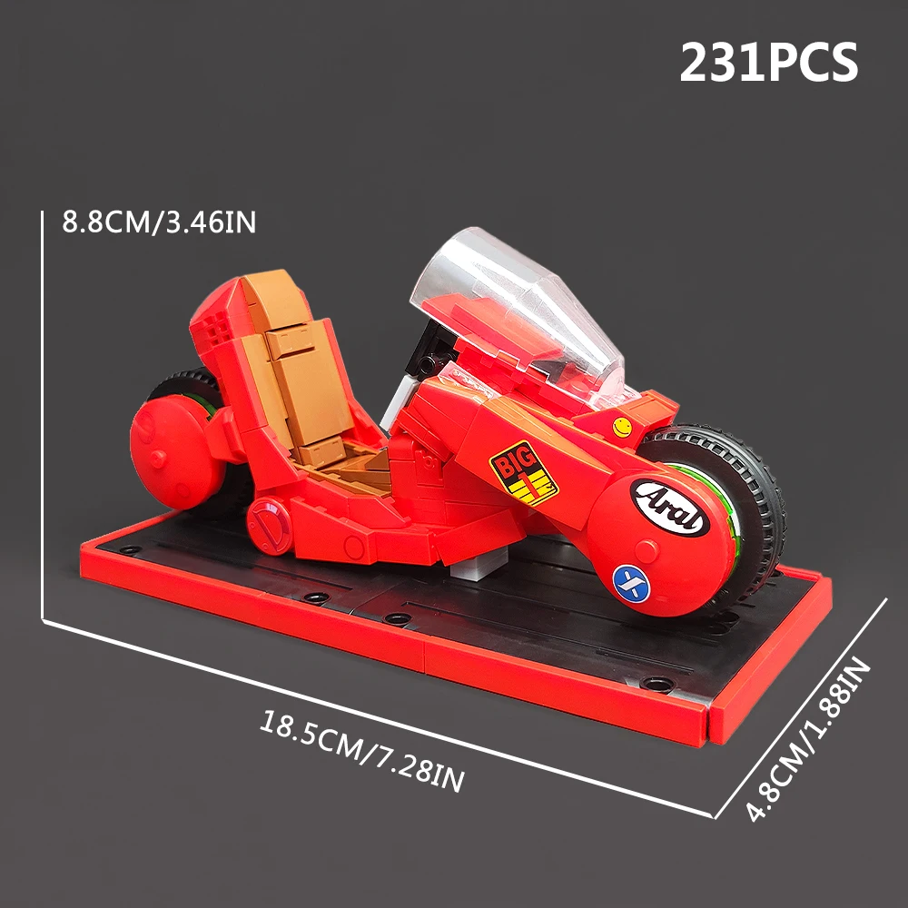 58049 High-tech Super Special Racing Motorcycle Car Decoration Brick Technical Model Building Blocks Toys Christmas Gifts