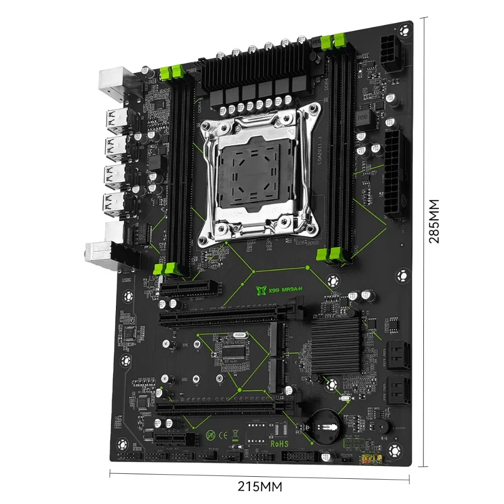 MR9A-H MACHINIST X99 마더보드 지원 Xeon E5 V3 V4 CPU LGA 2011-3 프로세서 DDR4 RAM 4채널 메모리 ATX NVME M.2