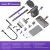 Mop for Floor Cleaning - 29 in 1 Heavy Duty Handheld Steam Cleaner Auto & Manual Powerful Steamer for Hardwood Tile Lamina 6