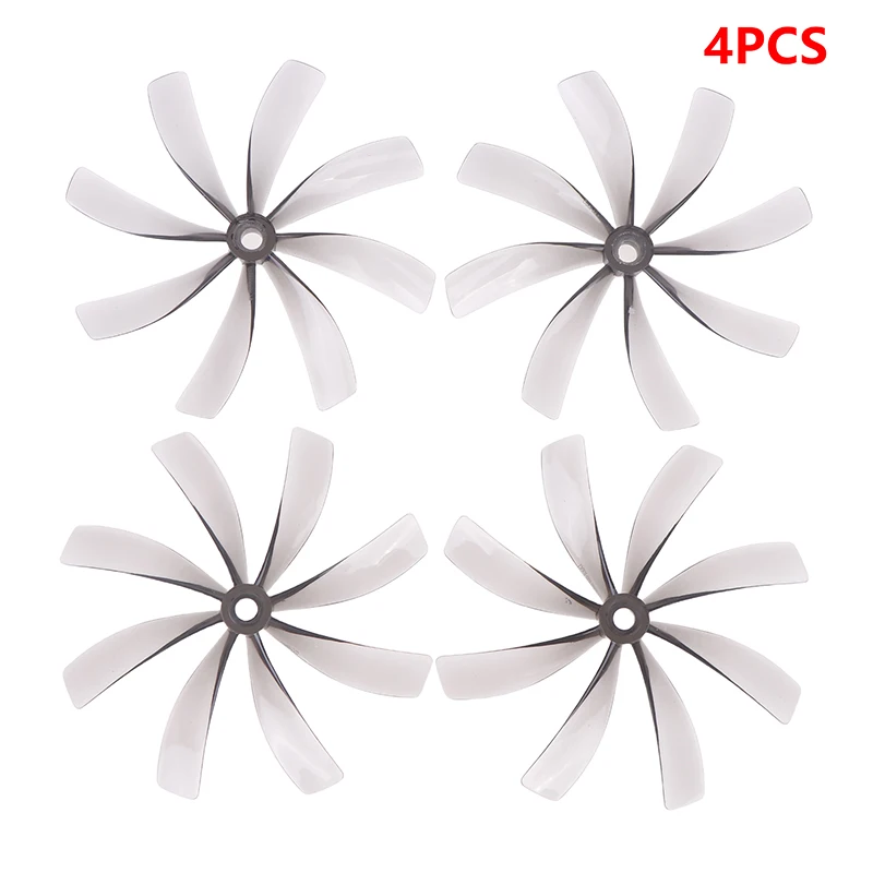 2 paires d'hélices NEEBRC 8 pales CW CCW pour drones FPV micro