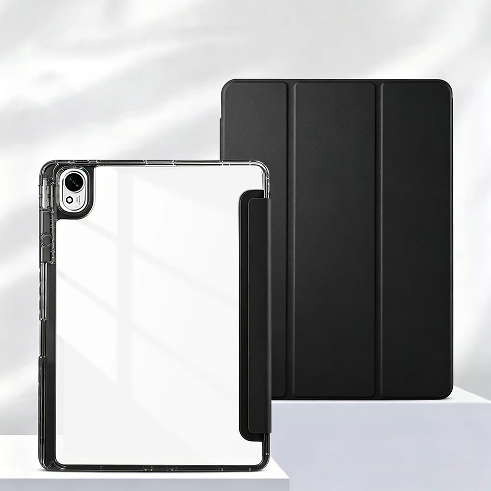 Crystal Clear Acrylic Protective Case with Integrated Pen Slot