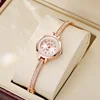Women's high appearance level vivid exquisite Arabic numerals dial small dial steel band quartz watch. 2