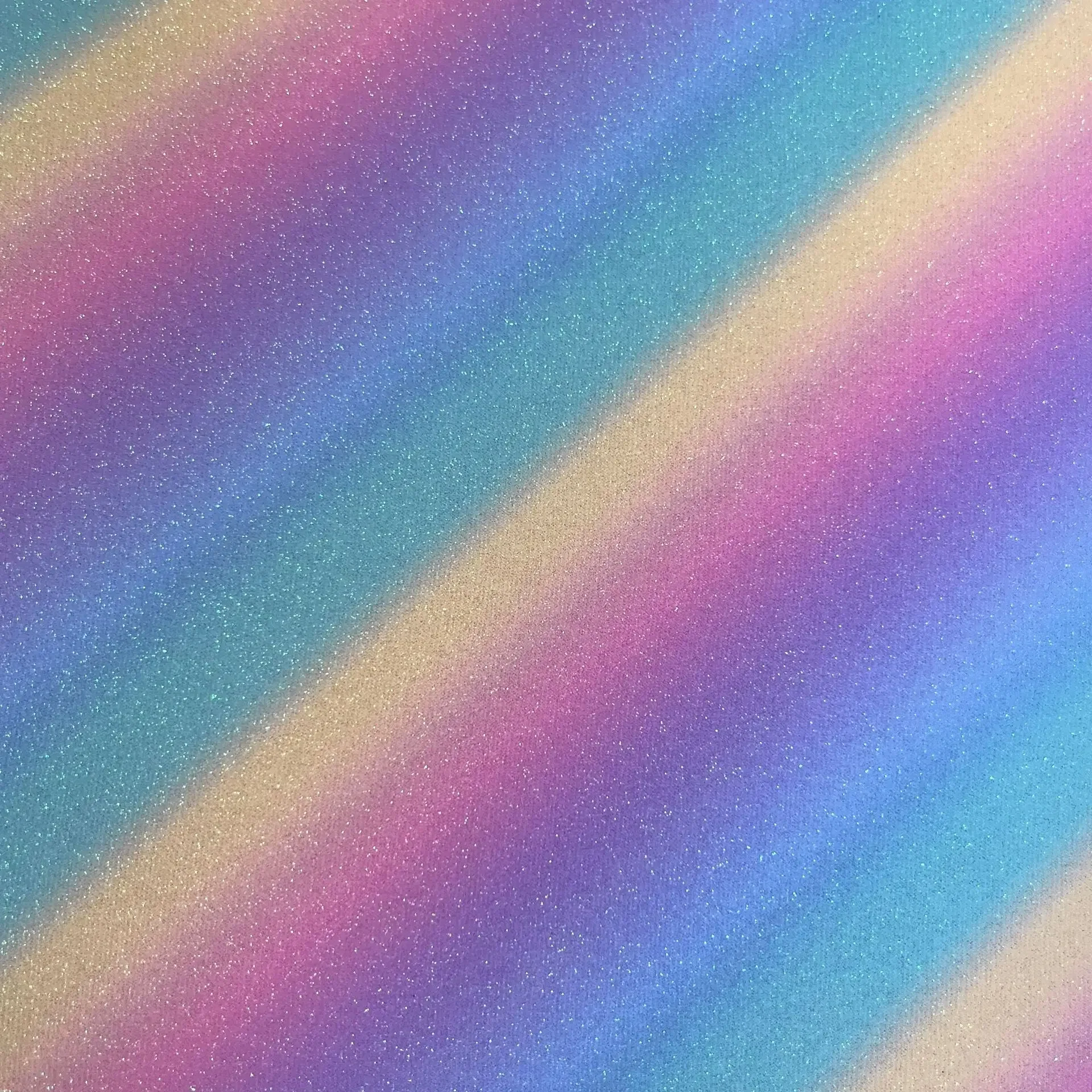 Shiny Gradient Knitted Fabric with Onion Powder Print Leather Lurex Twill Printed Flashing Sequins for Clothing Accessories