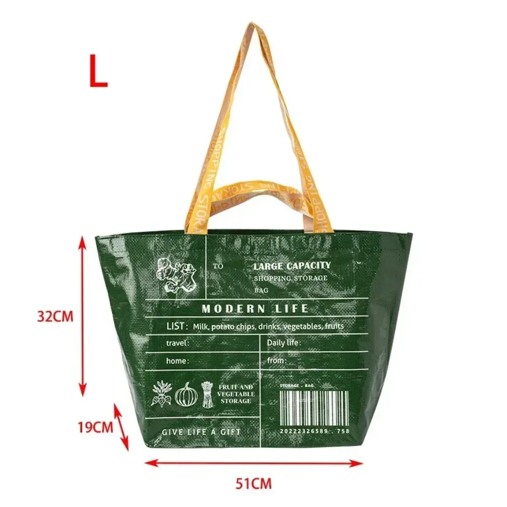 Foldable Shopping Bag Reusable Eco Bags for Vegetables Grocery Package Women's Shopper Bag Large Handbags Tote Bags Pocket Pouch