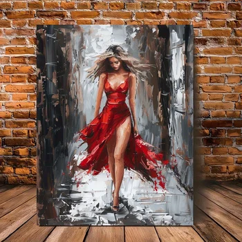 Elegant Woman Canvas Art 1