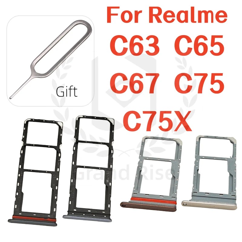 Universal Sim Card Tray Slot for Smartphones - Micro Sim Card Chip Drawer Holder
