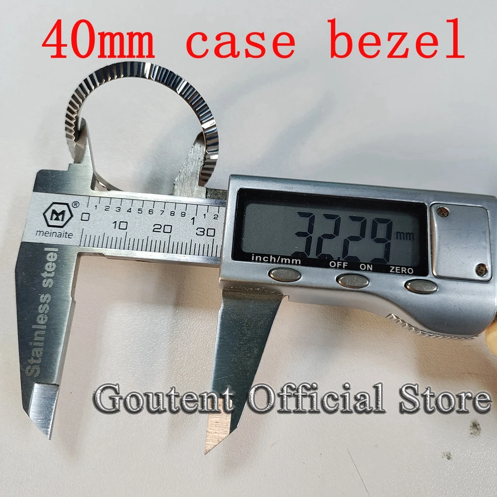 Goutent hochwertige Stahl-Uhrenlünette für 36 mm/40 mm Uhrengehäusering-Ersatz – Detail 5