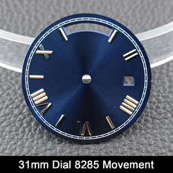 Premium Stainless Steel Watch Case with 20mm Band - High-Quality Watch Accessories for M8215 8285 (8 Silver nail)