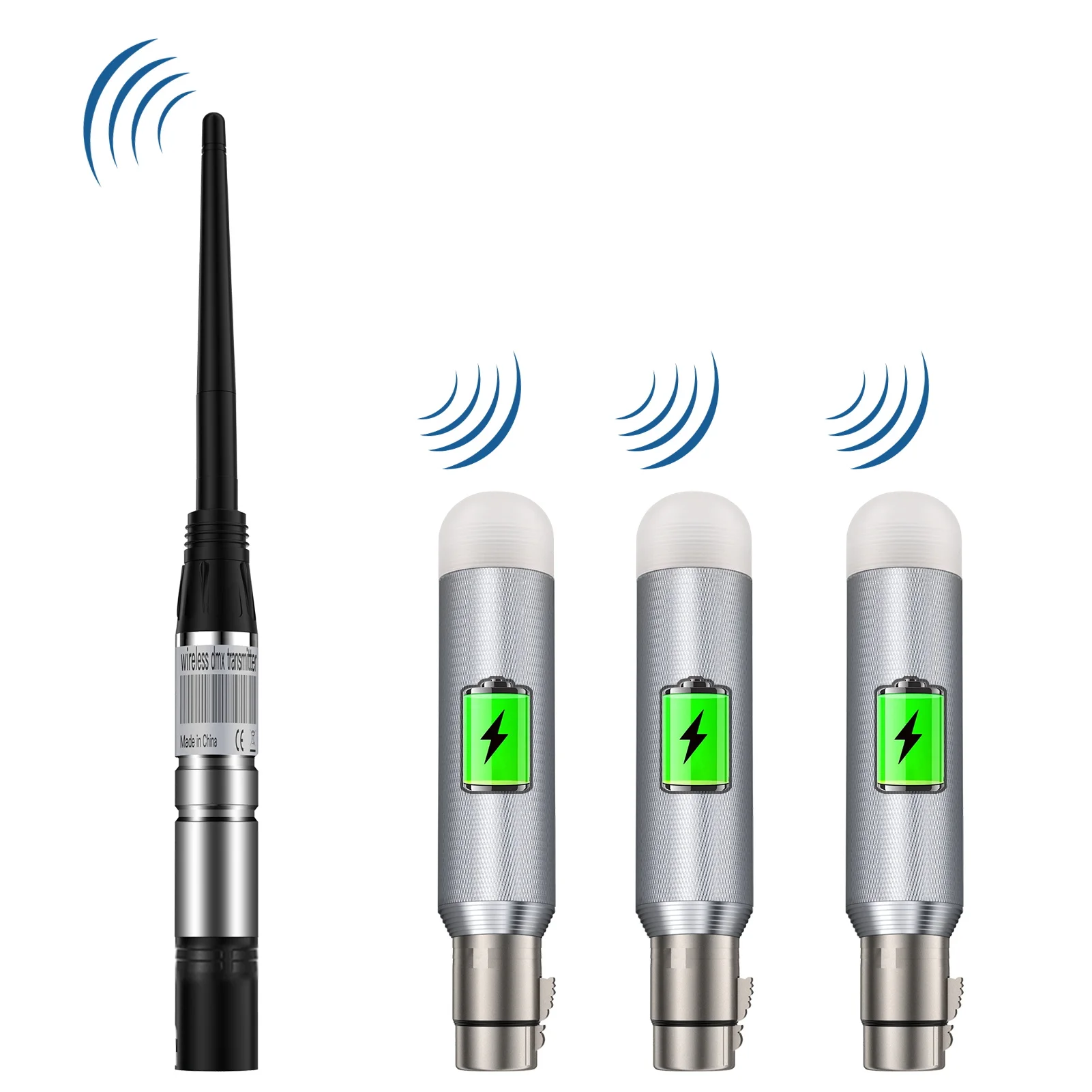

Rechargeable DMX512 Receiver 2.4G DMX Controller