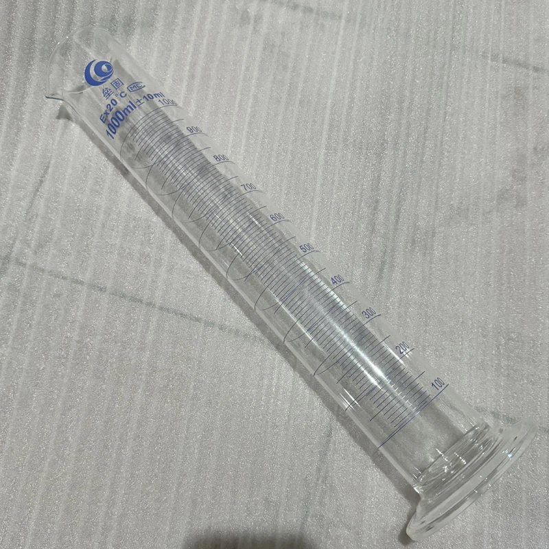 Glass Laboratory Measuring Cylinder Graduate 1pc 1000ml