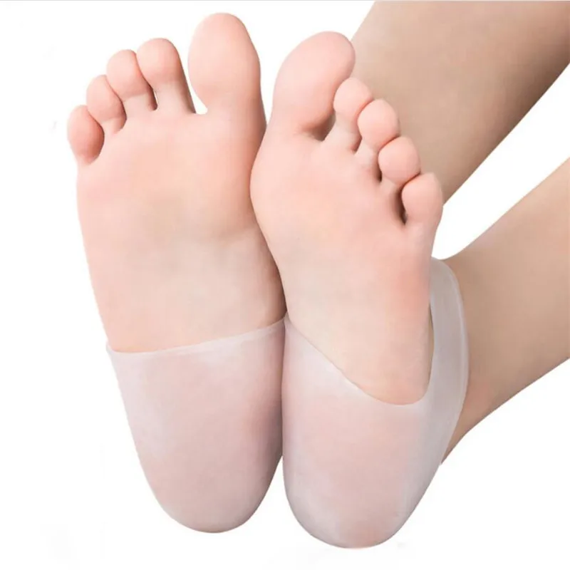 Silicone Feet Heel Protective Insoles Moisturizing Gel Heel Thin Socks without Hole Cracked Foot Skin Care Protector Insert 2Pcs shoe insoles heel cushion insole heel patch insole heel cushion protector heel insoles heel protector patches heel protector pads heel socks heel protector