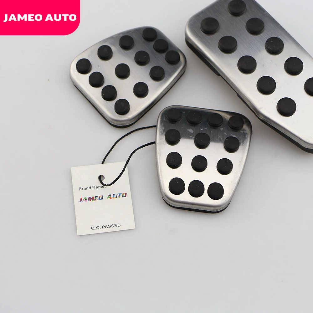 Auto Car Pedals Gas Brake Clutch Accelerator Pedal Pad Plate Cover for Honda CITY 2013-Vezel HRV HR-V 2015-Jameo