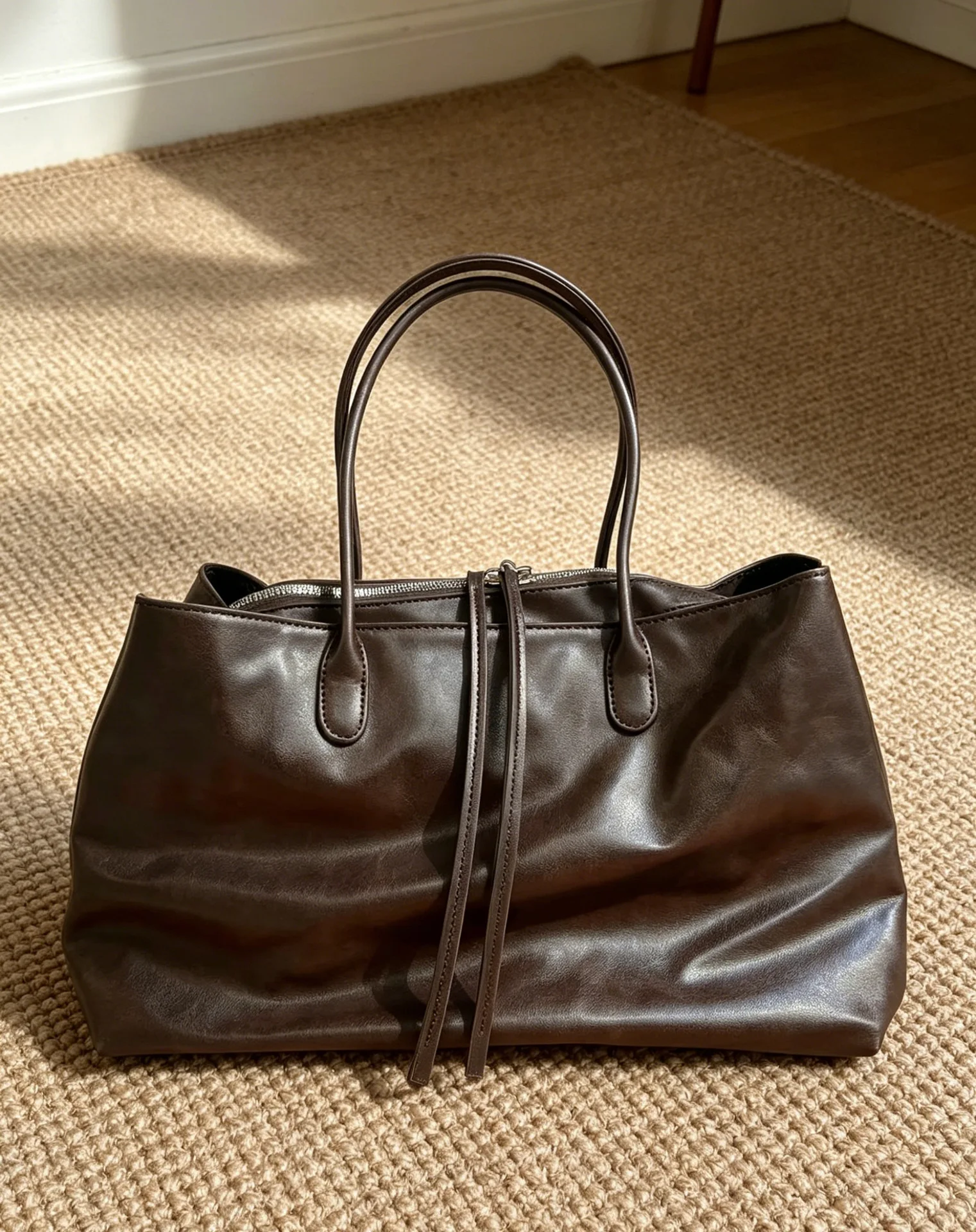 Borse da Donna di Grande Capacità in Pelle PU, Borsa a Tracolla per Signore, Borse Tote Grandi, Design di Marca, Borsa per Ufficio e Pendolarismo - immagine 5