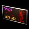 GeekMagic 8inch Big Wall Weather Clock and Stock Bitcoin Price Ticker Display with Big Pixel Screen 4