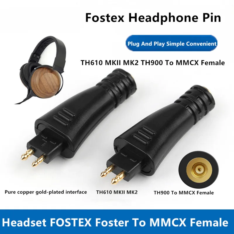 FOSTEX TH610 ケーブルなし・MMCX変換コネクタ(E4UA製作品) FOSTEX