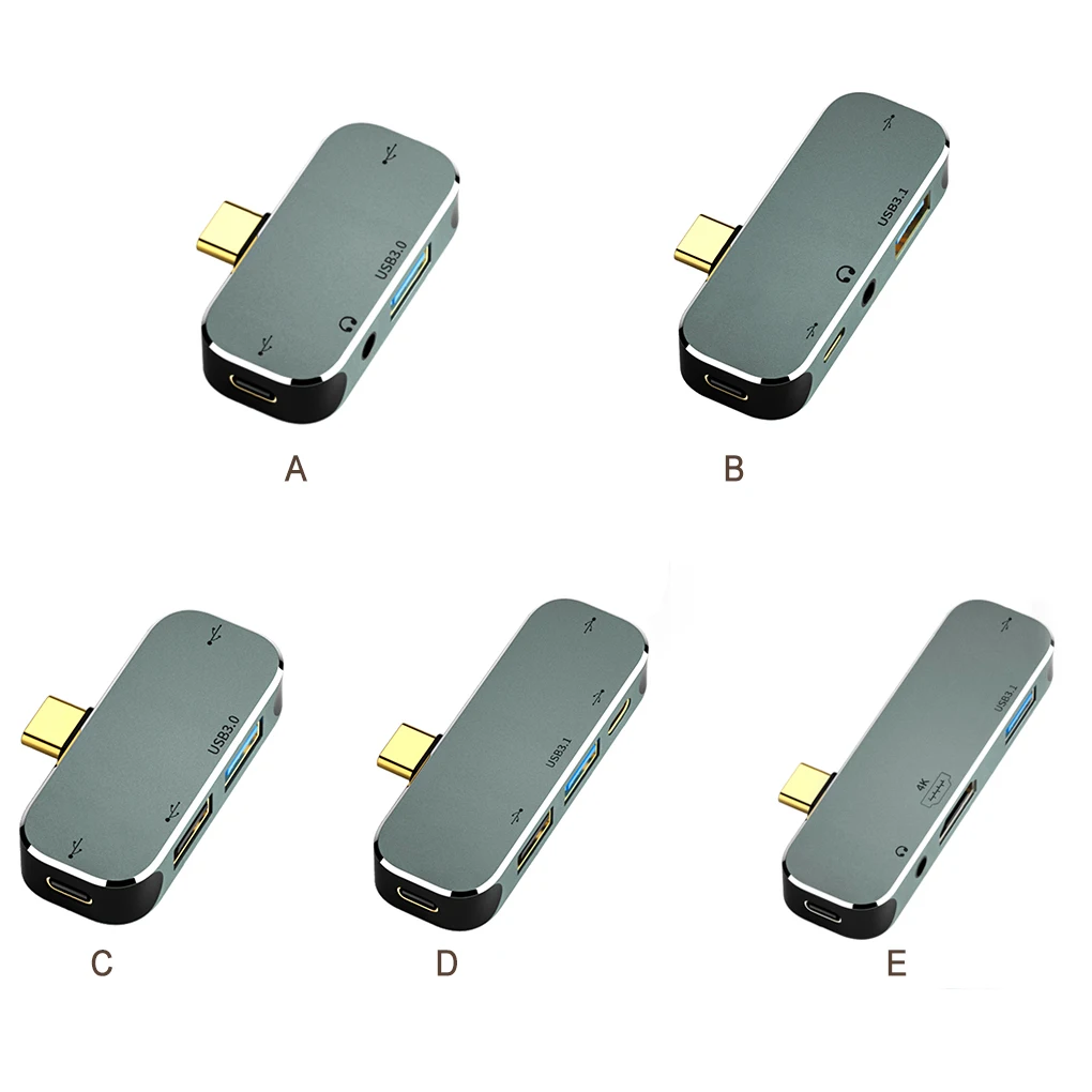 

Type-c USB Hub Multifunctional Laptops Phones HDMI-compatible Converter Tool