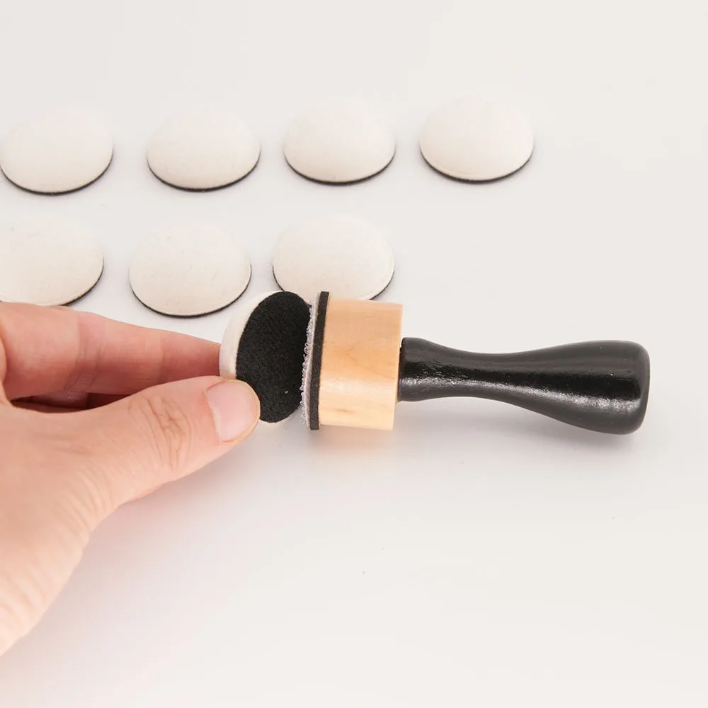 Flat / Domed Foam Refills Replacement Applicators Mini Ink Blending Tools for Scrapbooking Craft Card Background Making Tools