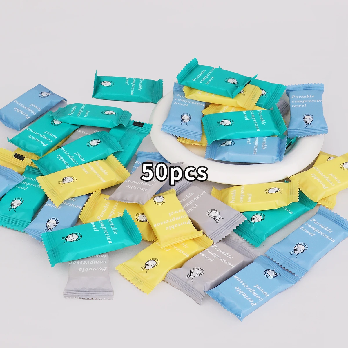 20/50/100PCS disposable compressed towel for bathing and washcloth is suitable for independent packaging for business trips. 4