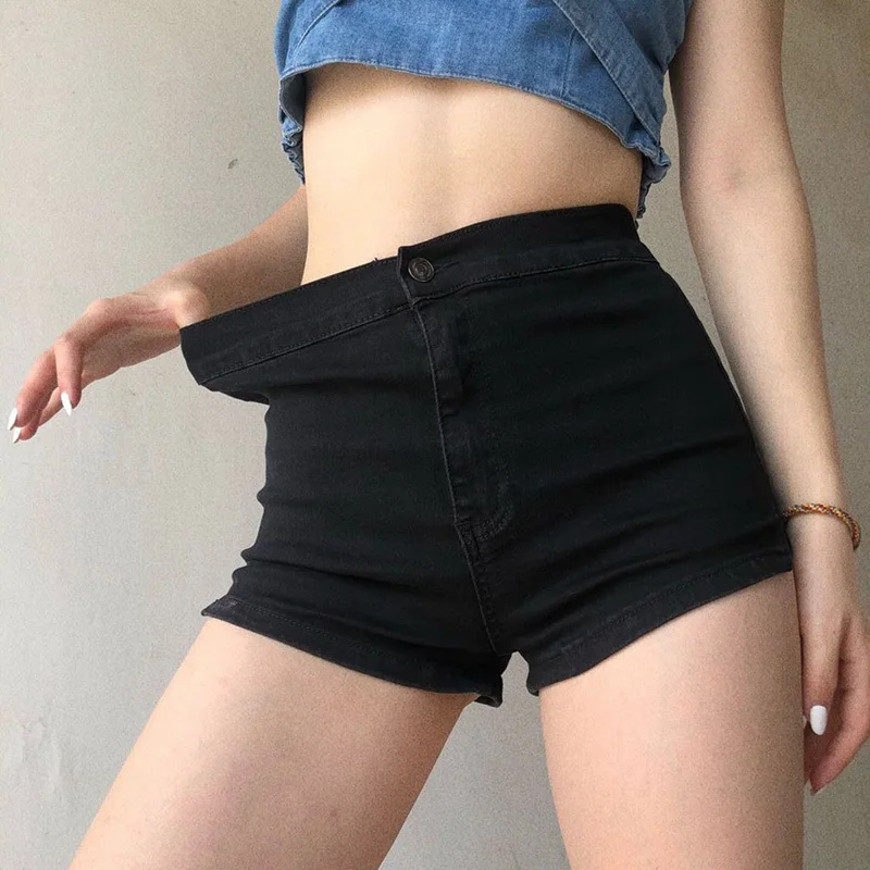 swimming shorts Unua amo Skinny Shorts Women Stretch Denim Shorts Summer All-match High Waist Sexy Bodycon Jeans Short Femme Casual 2022 mens swim shorts