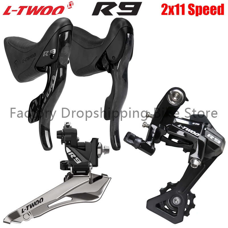 

LTWOO R9 2x11 Speed 22s Road Groupset Shifter Lever + Rear Derailleurs + Front Derailleurs 11V Bicycle Kits For 5800 R7000