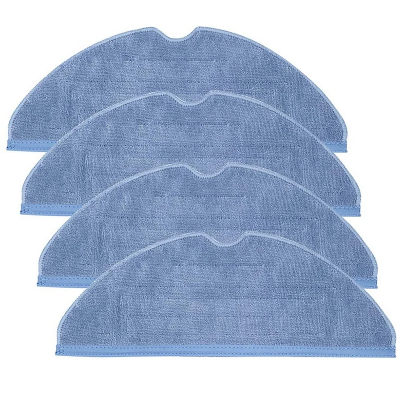 

12Pcs Vacuum Mop Replacement Pads For Roborock T7 T7 Plus S7 Reusable Floor Expert Wet Replacement Microfiber Soft Pad