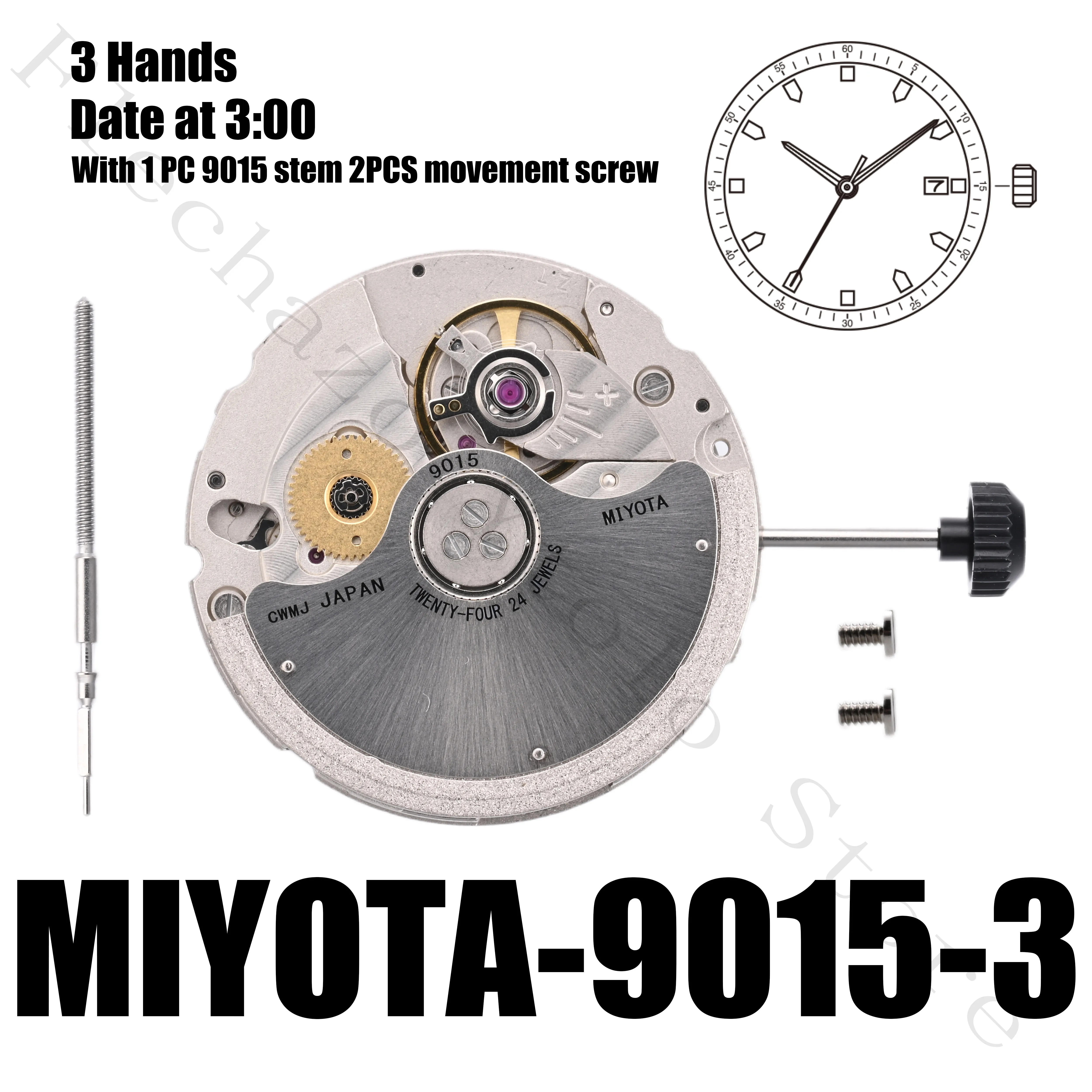 Genuine 9015 Movement Japanese Miyota 9015 Movement – Tandorio Watches