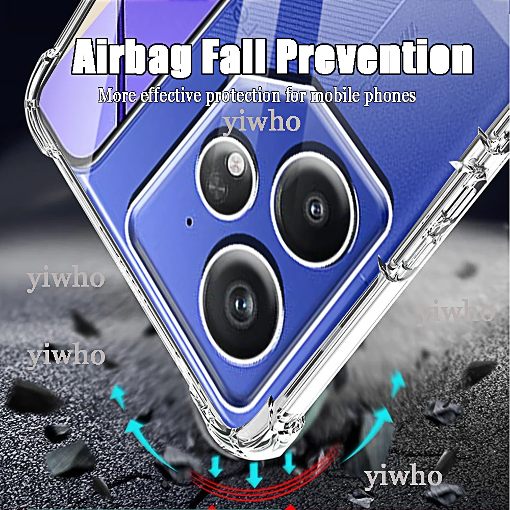 Crystal Clear Protective Phone Case with Enhanced Camera Shield