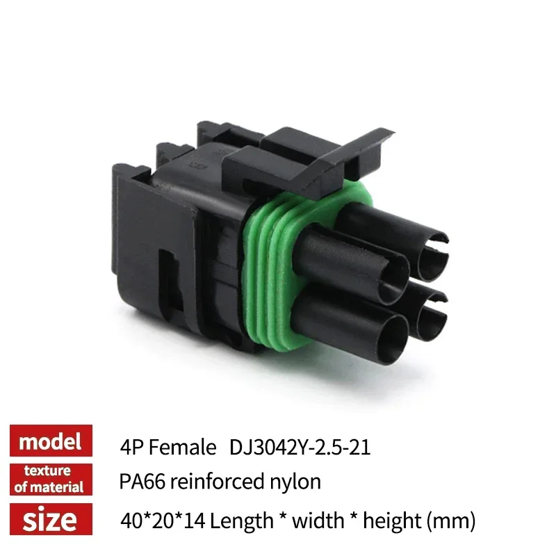 6 Pin 2.5mm GM Automotive Weather Pack Waterproof Connector Male Female Plug Socket DJ3061Y-2.5-11/21 For GM T&I Online Store