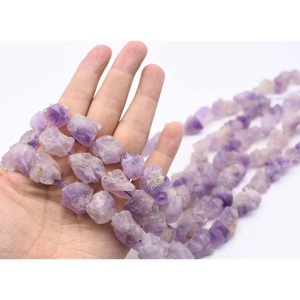 

Бусины Из Натурального аметиста с гранями, 12 х14 мм, 15 дюймов