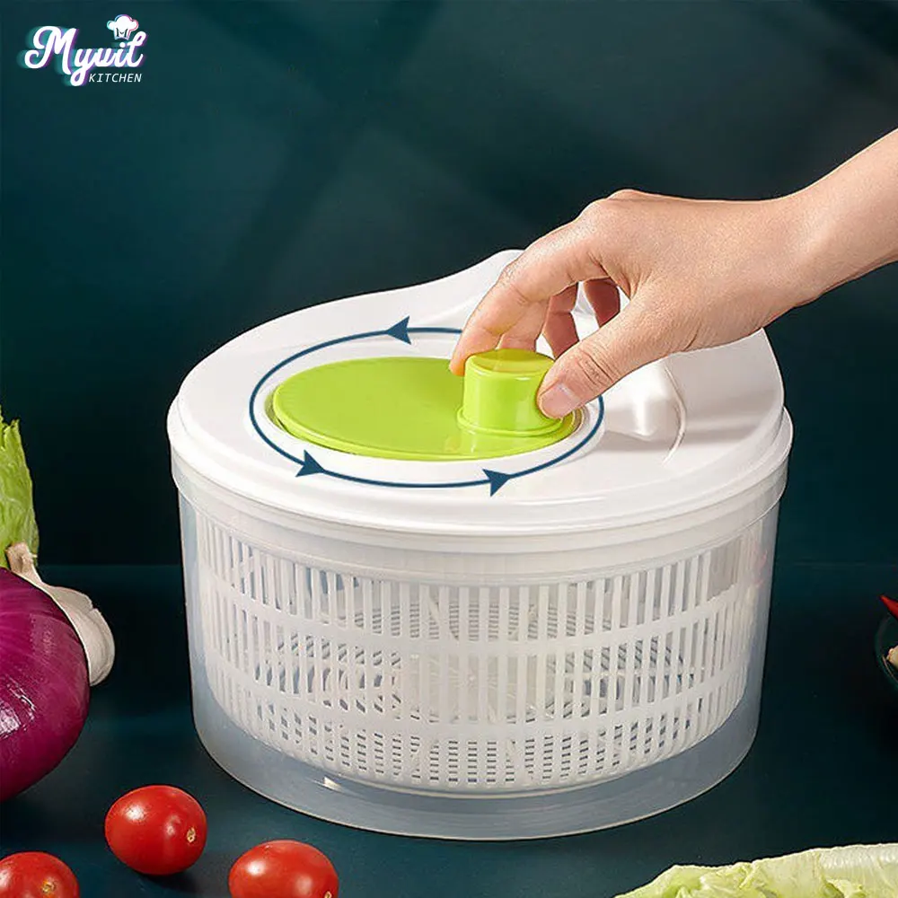 SaladSpinnerLettuceGreensWasherDryerDrainerCrisperStrainerfor