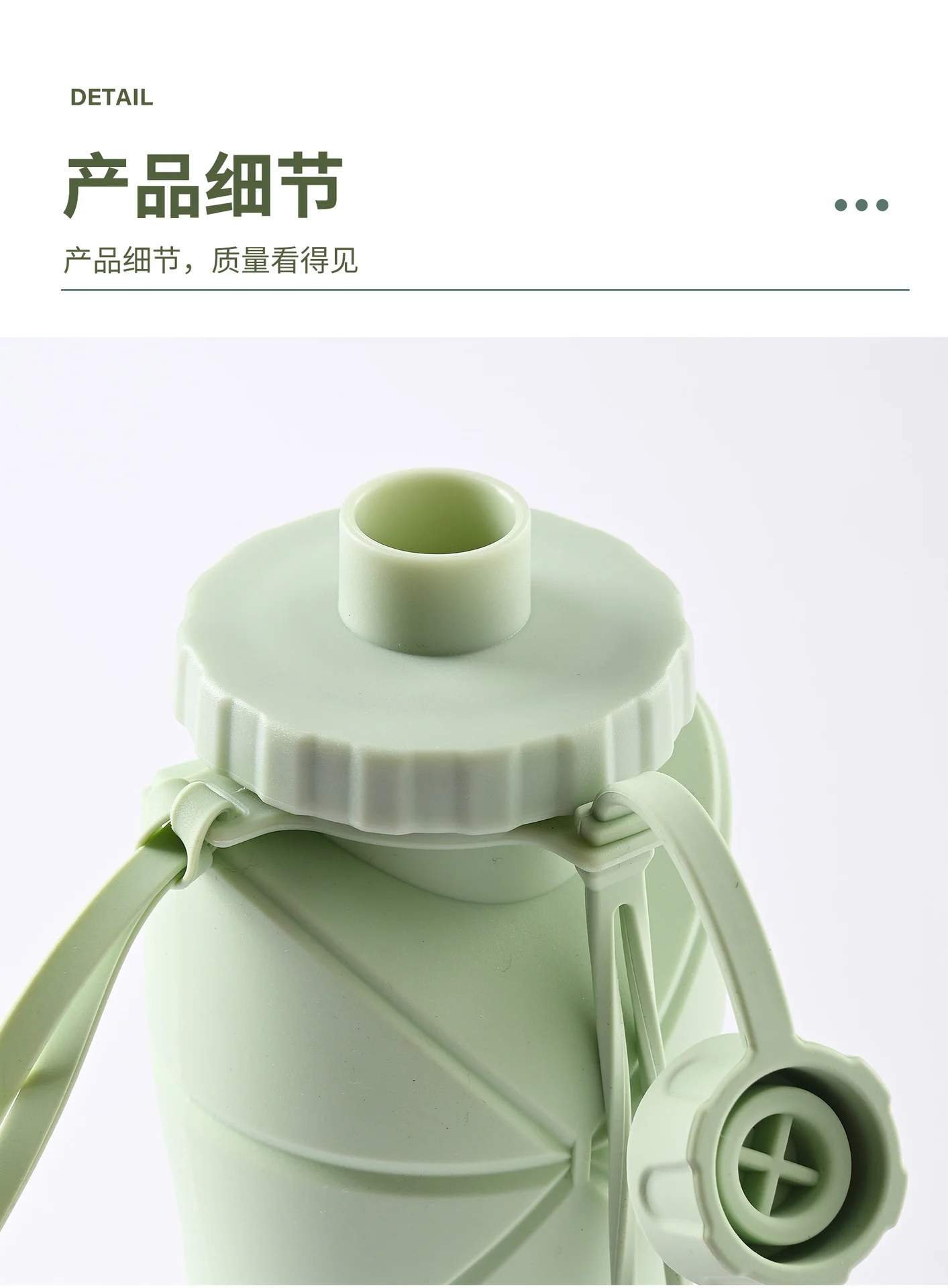 600ML Folding Water Cup Outdoor Travel Sports Portable Silicone High Temperature Resistant Food Grade Telescopic Folding Cup