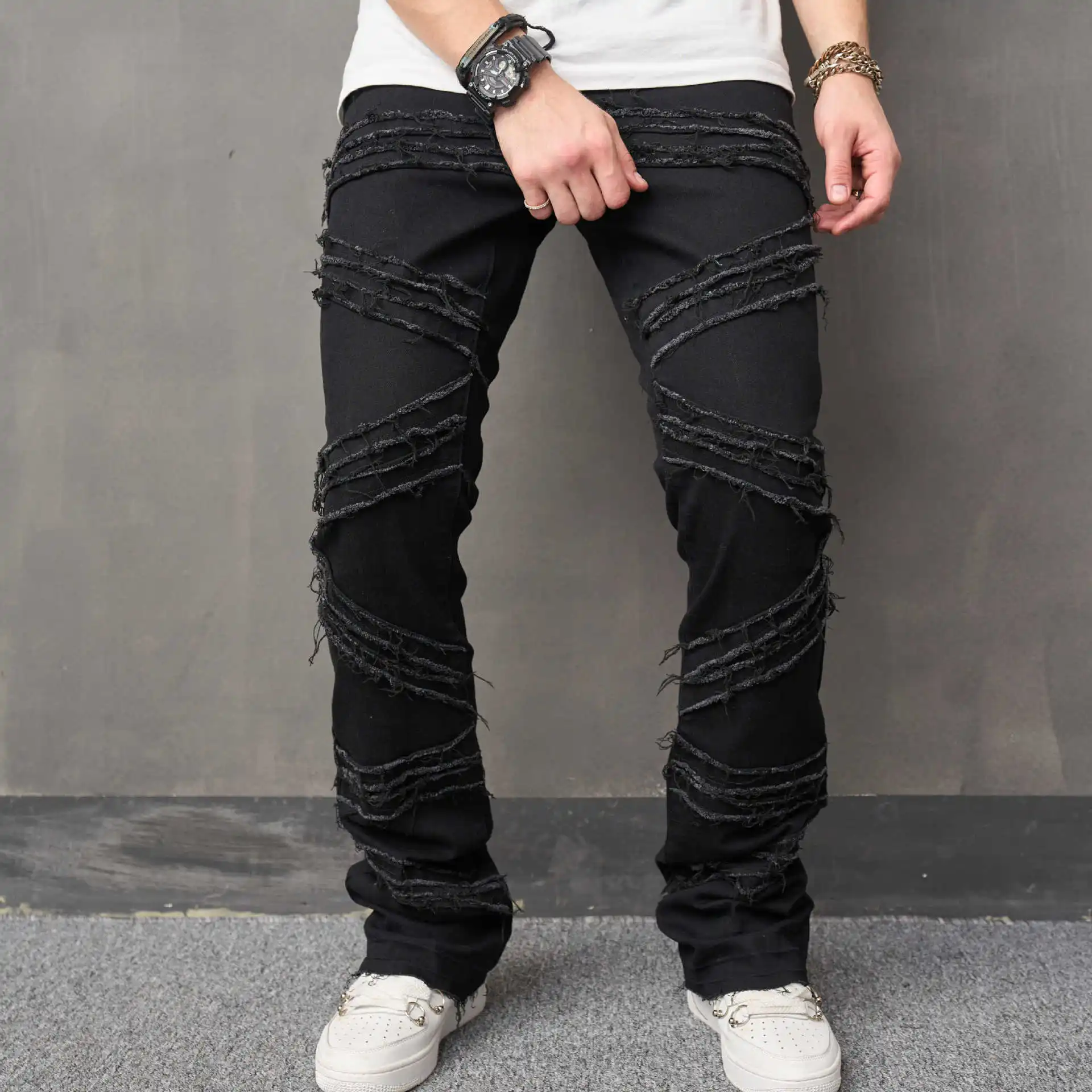 Levis 511 Hombre Loalirando Vaqueros De Hombre Jeans Rotos Slim