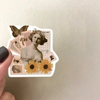 10/50/100PCS Retro Dark Art Aesthetics Stickers Scrapbook Phone Guitar Laptop Notebook Suitcase Waterproof Sticker Decals 4