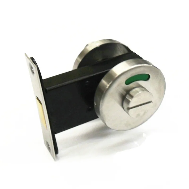 Stainless-Steel-Door-Lock-With-Red-Green-Indicator-Public-Restroom ...