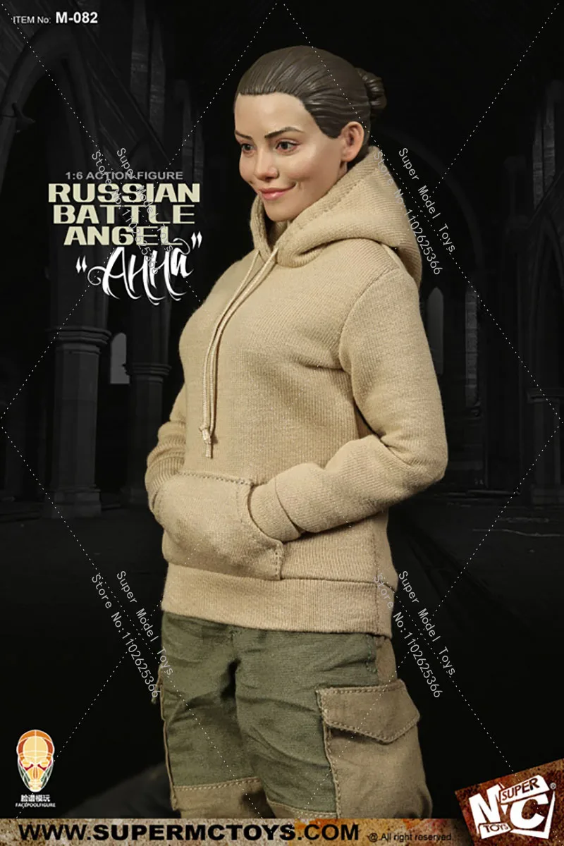 ミリタリー 1/6 SuperMC TOYS Face Pool Figure M-082 SUPERMC TOYS M-082 1/6 Scale Russian Battle Angel Анна