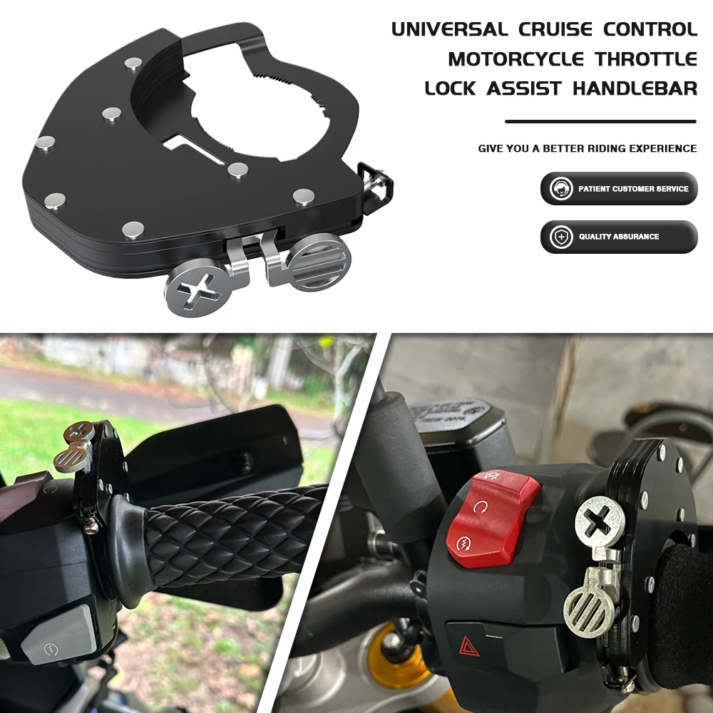 

Universal Cruise Control Motorcycle Throttle Lock Assist Handlebar For Kawasaki Versys 300 X, 650, 1000 For BMW R1200GS R1150GS