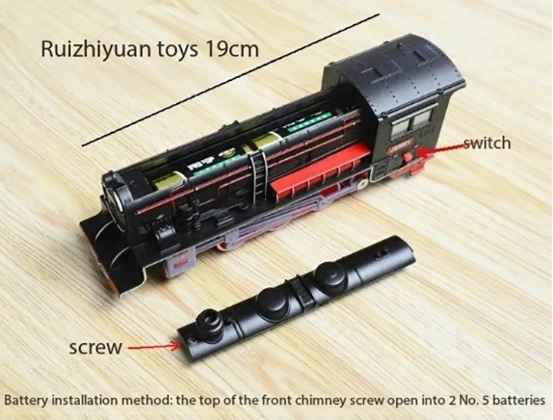 American Classic GP40 Internal Combustion Engine Train Simulation Electric Track Model Children's Toys Boy Scene Gift Display