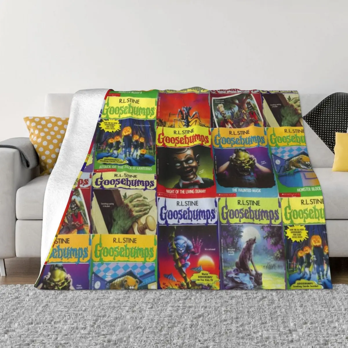 GoosebumpsGreatestHitsThrowBlanketsofaForSofaDormRoom