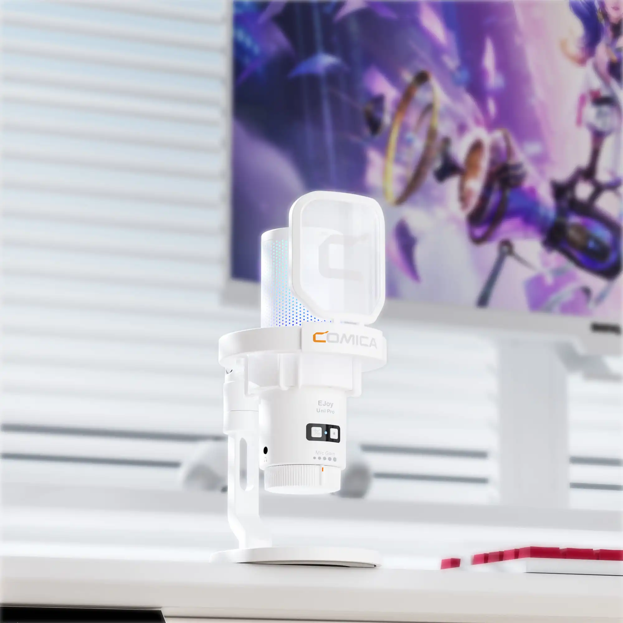 COMICA Ejoy Uni Pro wireless gaming microphone for streaming