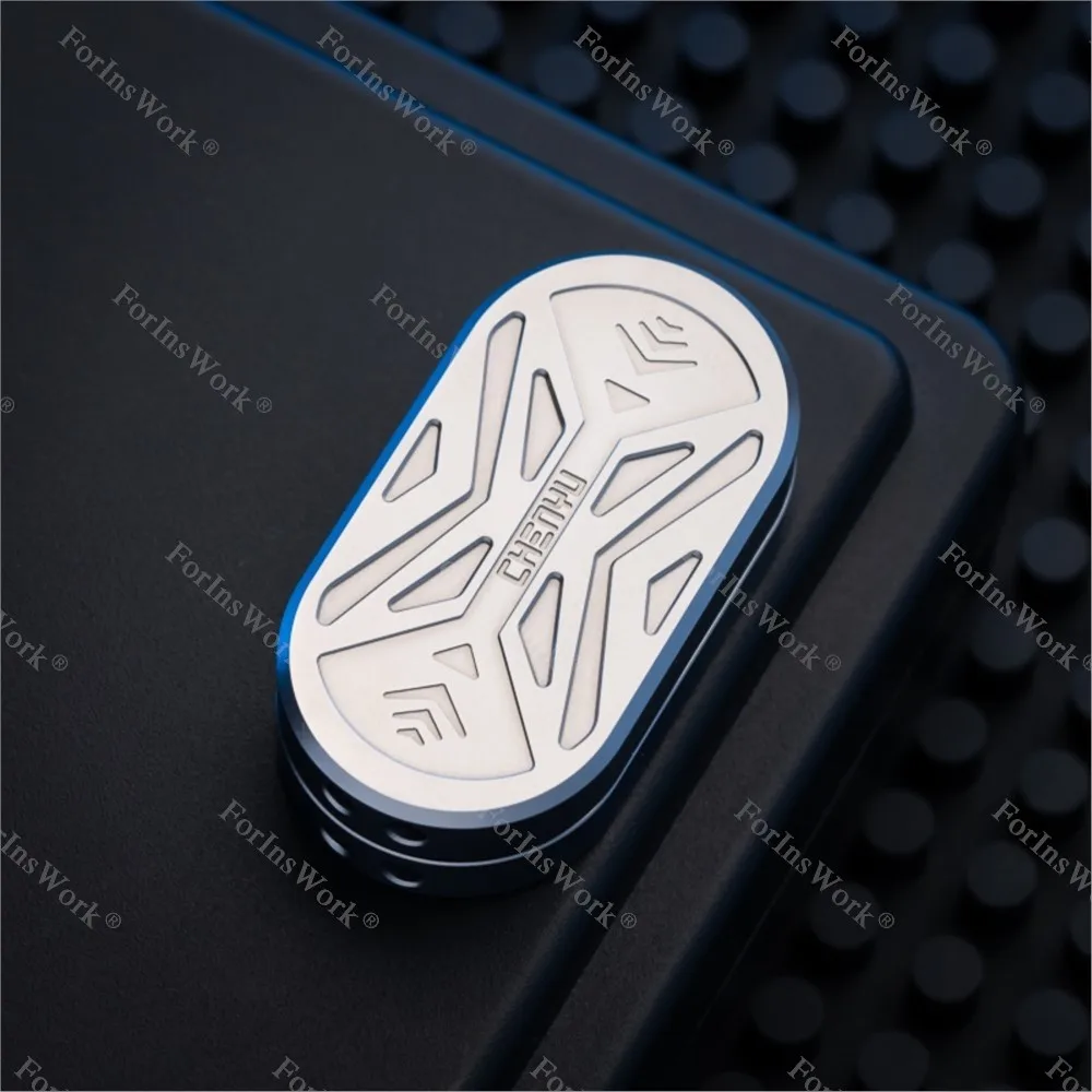 「正規品」CHENYU Guardian-X1 EDC フィジェットトイ　Ti製 CHENYU Guardian X1 Titanium Push Slider Multi-Function