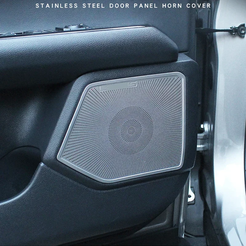 

Громкоговоритель для автомобильной двери для Lexus UX 2018-2021, хромированная Колонка со звуком, накладка на динамик, наклейка на раму, аксессуары для украшения интерьера