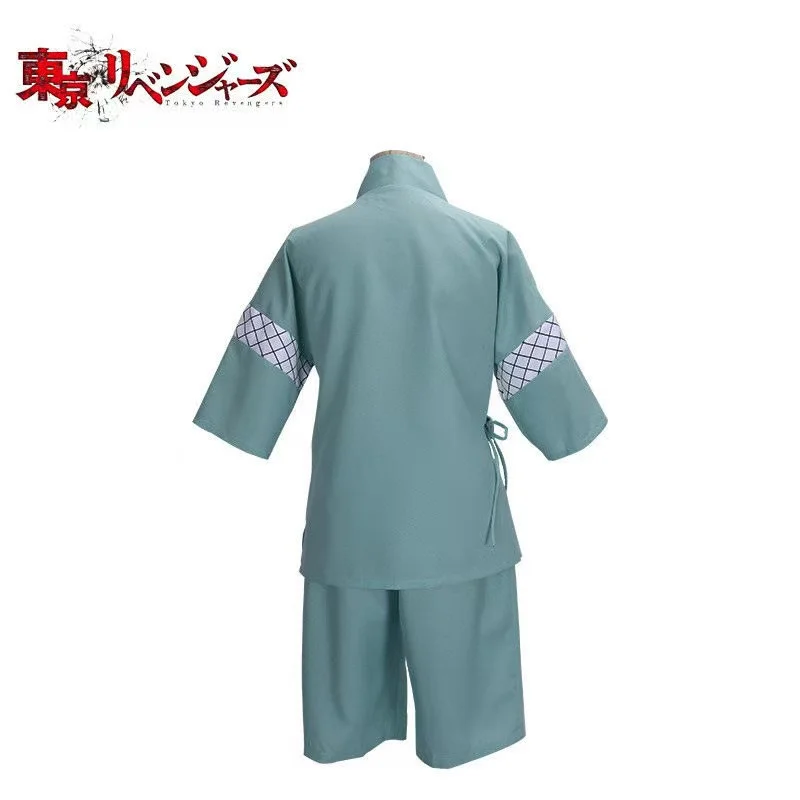 Tokyo Revengers: Manjiro Sano | Green Cosplay Costume Set 25 Tokyo Revengers Takemichi Mikey Jacket Cosplay Costume