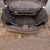 Vintage Genuine Leather Backpack Laptop Bag Crazy-horse Leather School Bag Outdoor Travel Weekender Shoulder Bag 6