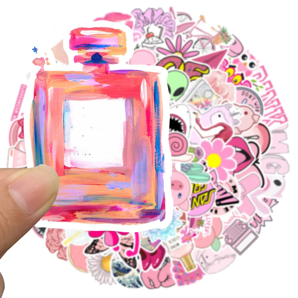 50PCS/bag Barbie Movie Sticker Cute Cartoon Graffiti DIY Decoration Mobile Phone