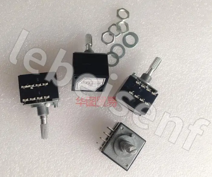 

10pcs for ALPS RH2702 A50K A100K Dual 8 Feet Potentiometer / stereo speaker amplifier volume potentiometer 2702 50KA 100KA