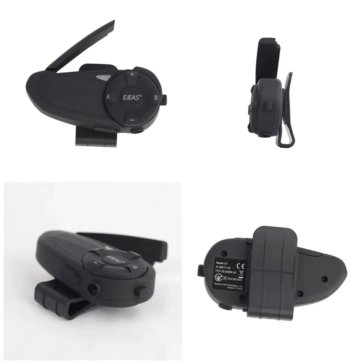 Motorcycle Helmet Earphones with Mounting Clips