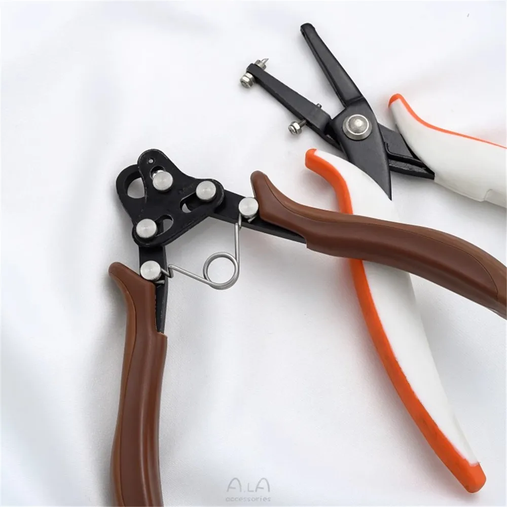 9-shaped Needle Curling Pliers Silver Wire Copper Wire Winding Wire DIY Jewelry Handmade Pliers Punching Pliers