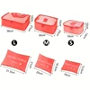 6pcs Travel Organizer Set - Durable Oxford Fabric, Fashionable Women's Packing Cubes For Clothes & Underwear, Hand Washable 6